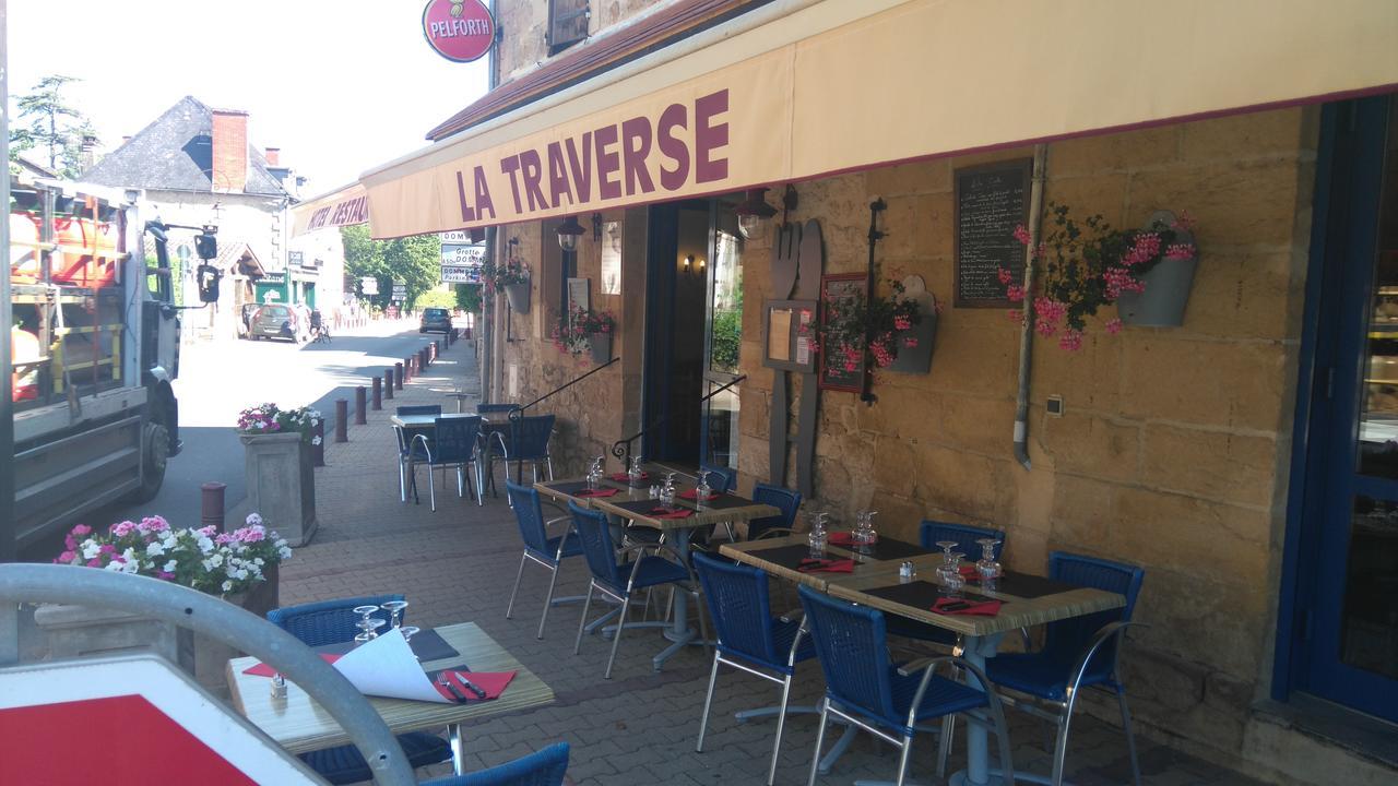 Hotel Restaurant La Traverse Cénac-et-Saint-Julien Exterior foto